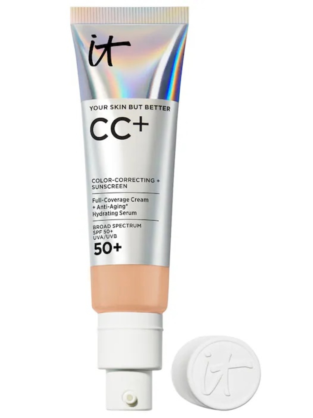 IT Cosmetics CC+ Cream Full Coverage Color Correcting Foundation with SPF 50+
